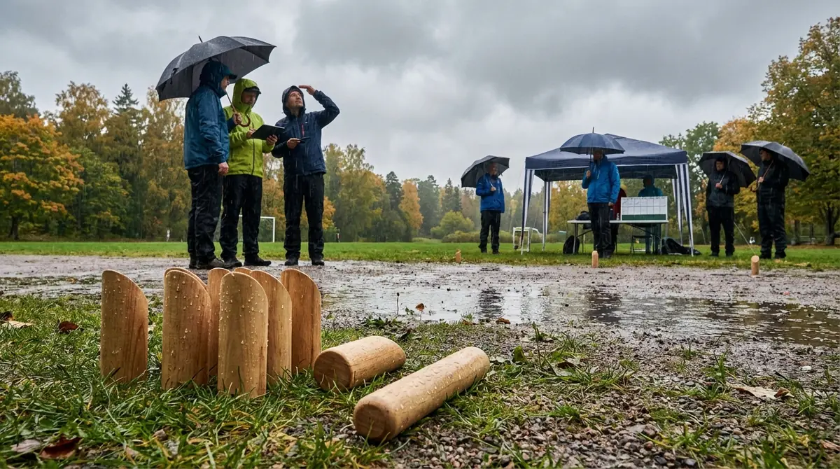 モルック大会・イベントの雨天時ルールと中止基準