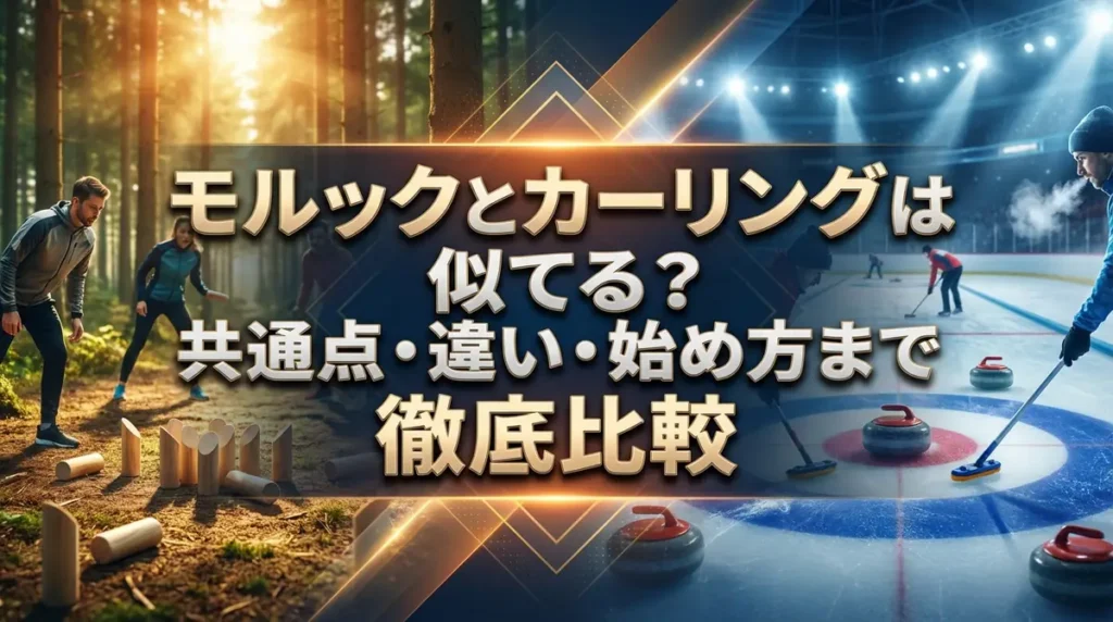 モルックとカーリングは似てる？共通点・違い・始め方まで徹底比較