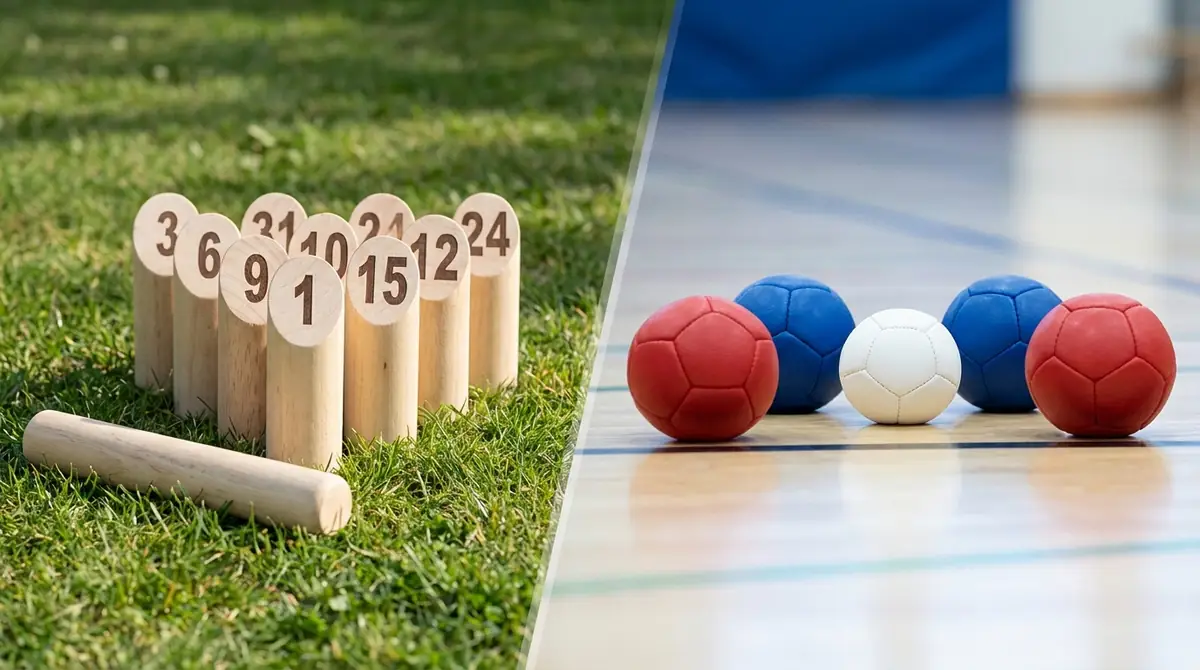 【5つの観点】モルックとボッチャの違いを徹底比較