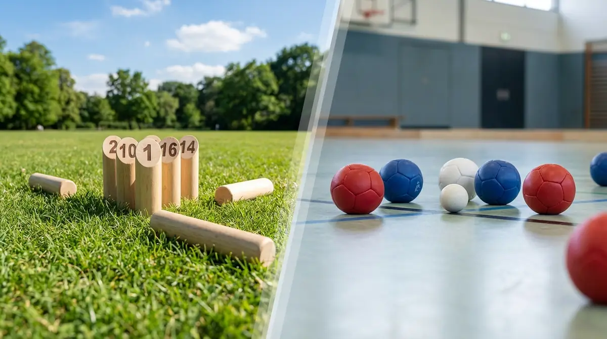 モルックとボッチャどっちがおすすめ？目的別の選び方