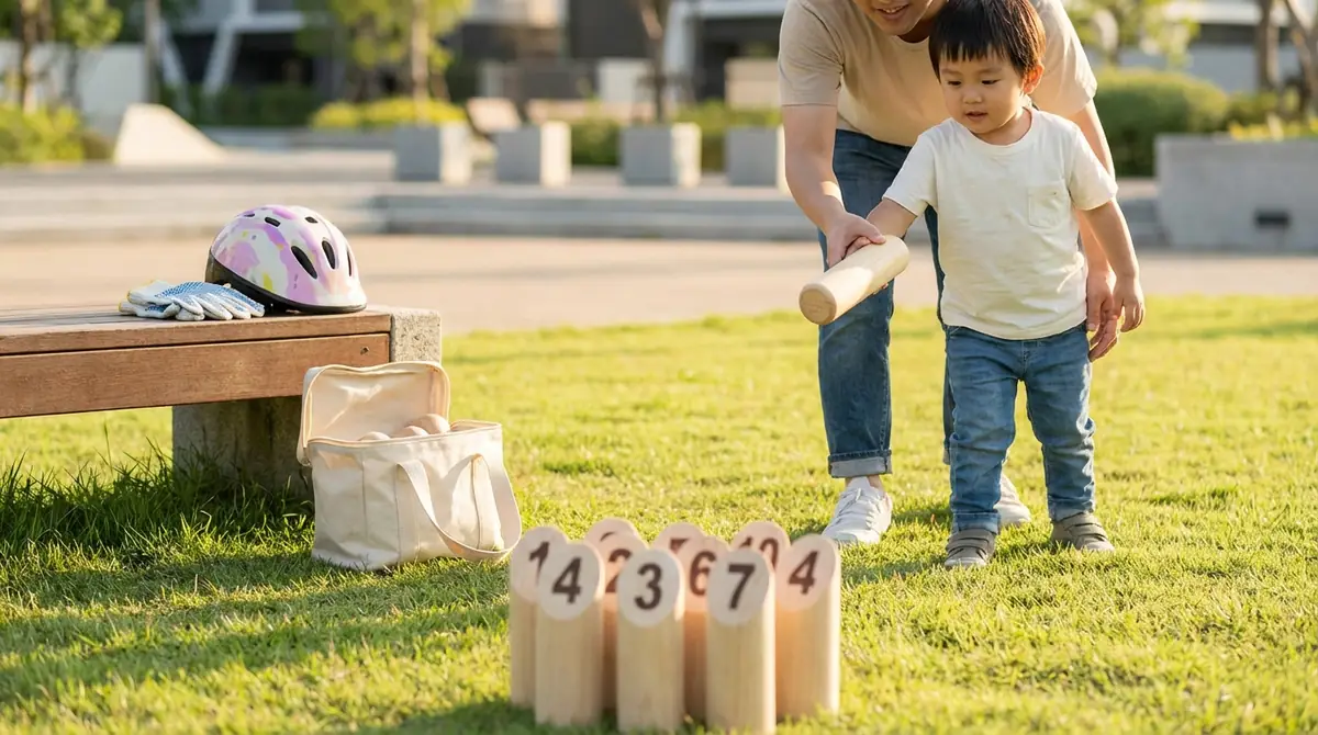モルックを子どもと安全に始めるための準備