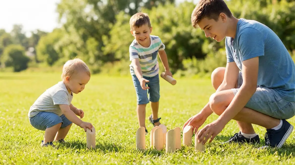 モルックは何歳から遊べる？子供の年齢別の楽しみ方