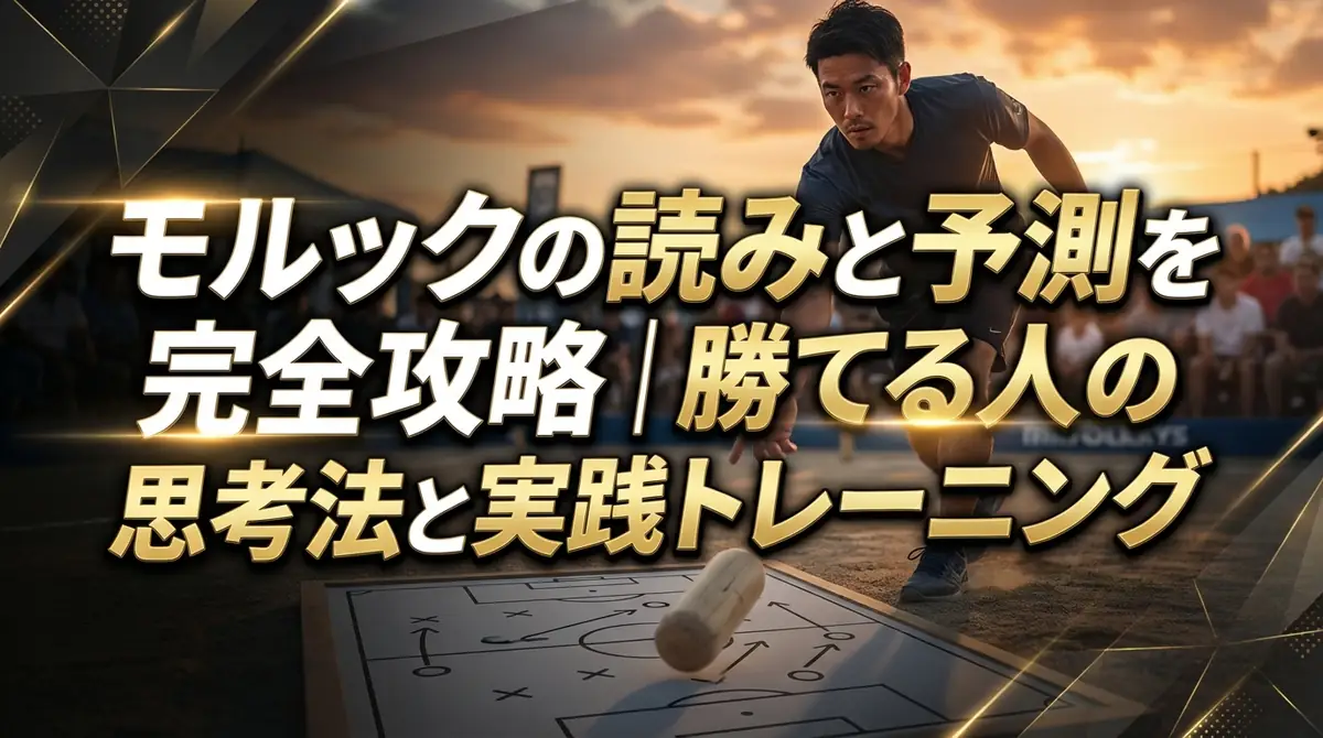 モルックの読みと予測を完全攻略｜勝てる人の思考法と実践トレーニング