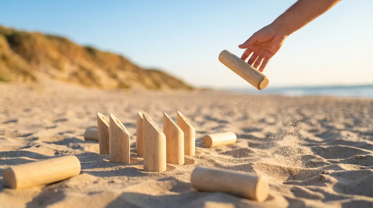 砂地でのモルック投げ方のコツ3選