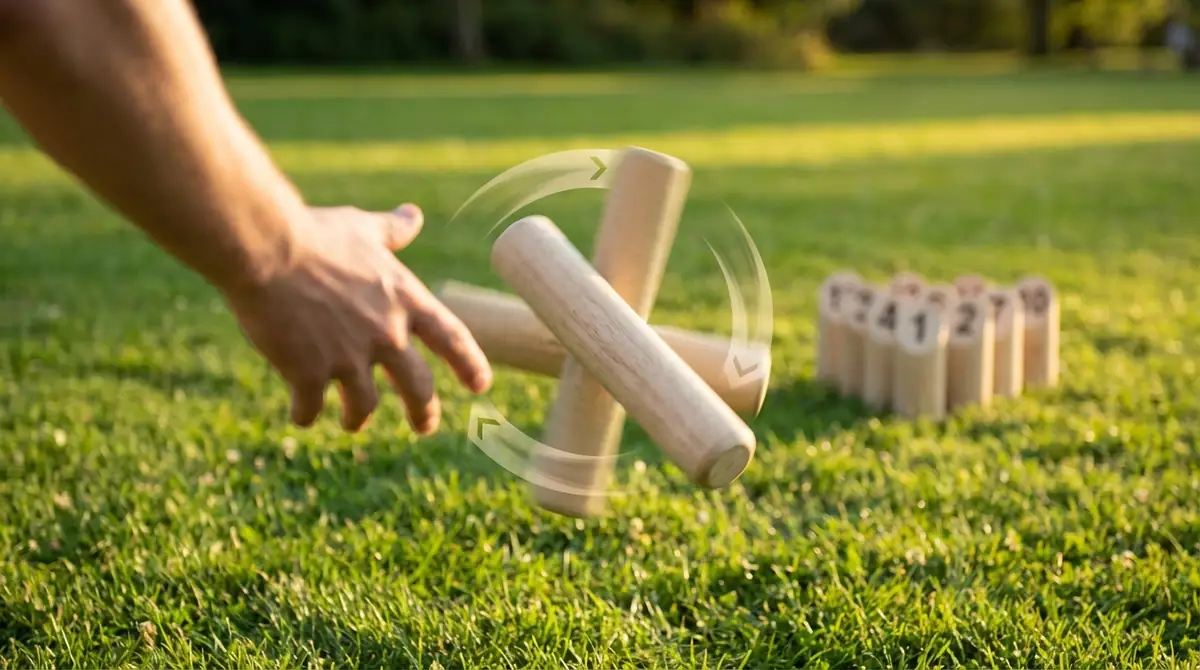 【結論】モルックの回転のかけ方は3ステップで習得できる