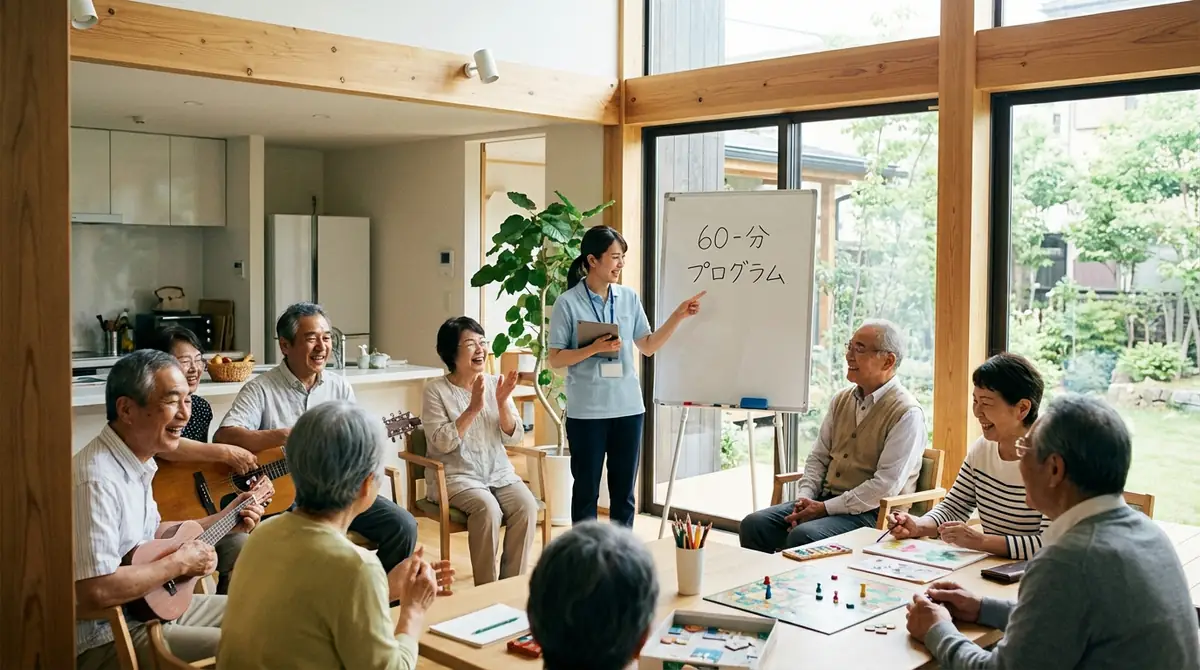 施設レクリエーションでの進行ガイド【60分プログラム例】