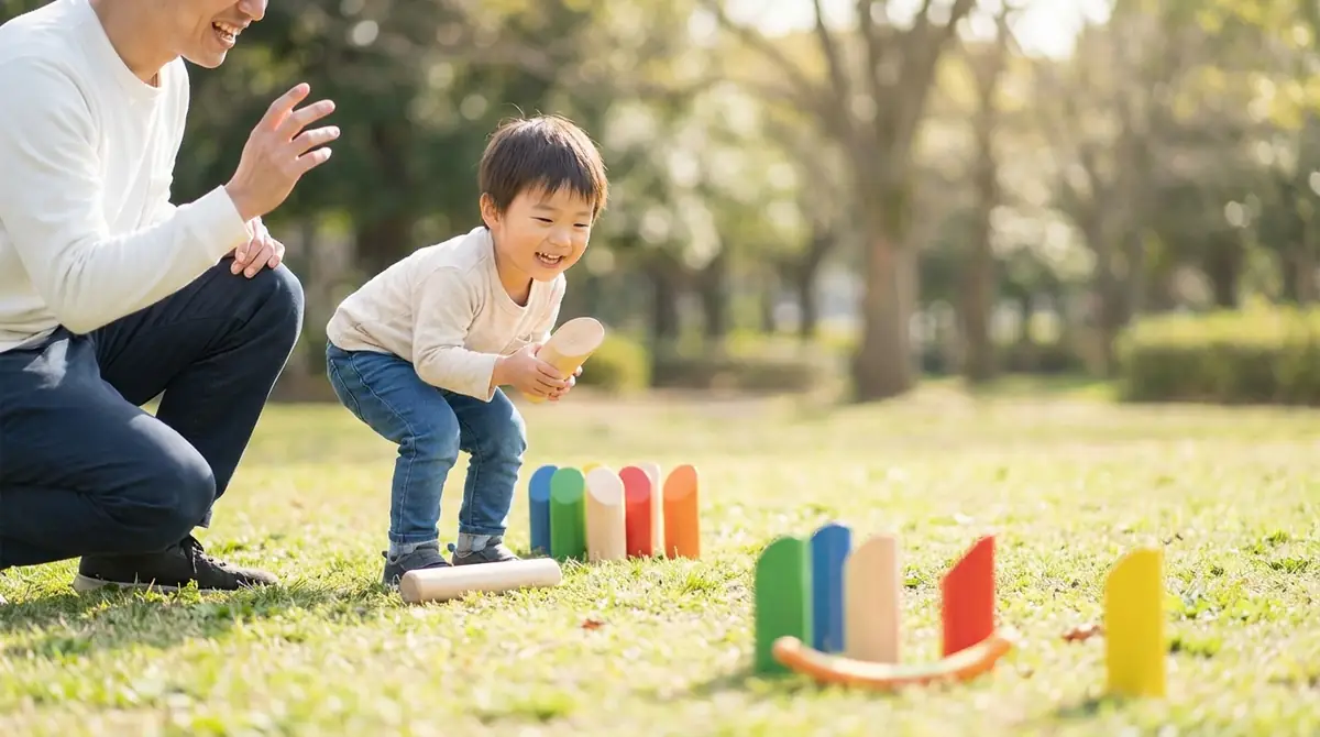 子供ともっと楽しむモルックのアレンジアイデア3選