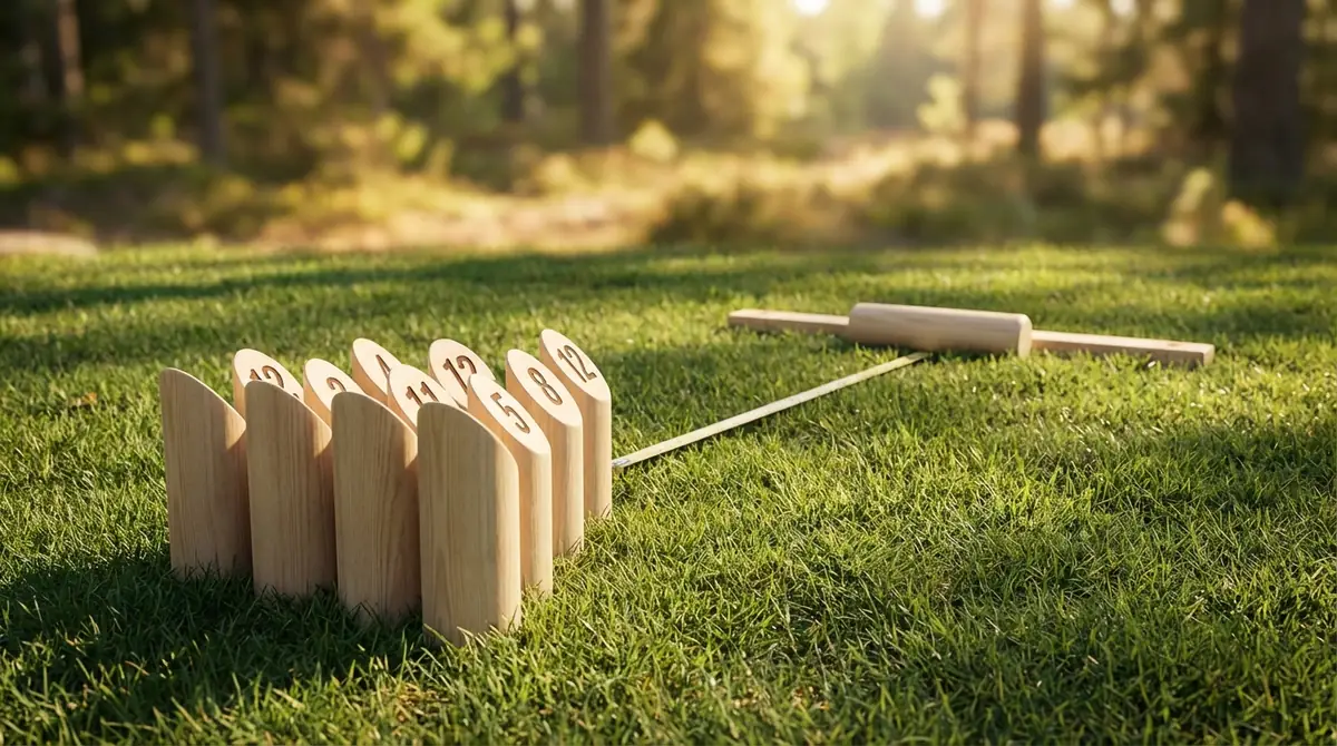モルックを始める前の準備｜並べ方と距離