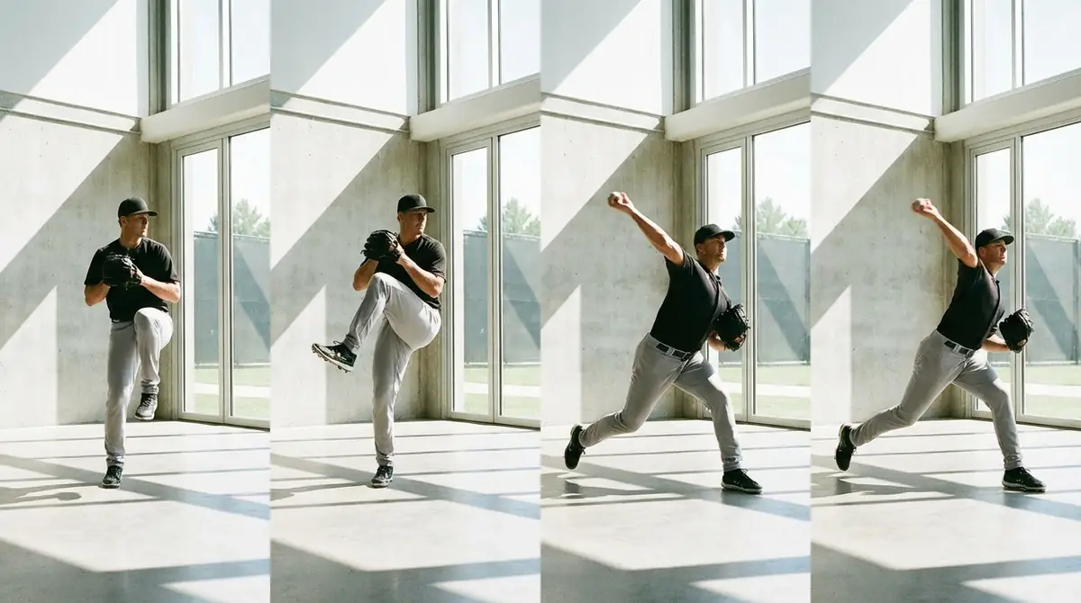 正しい投げ方の基本フォーム【4ステップ】