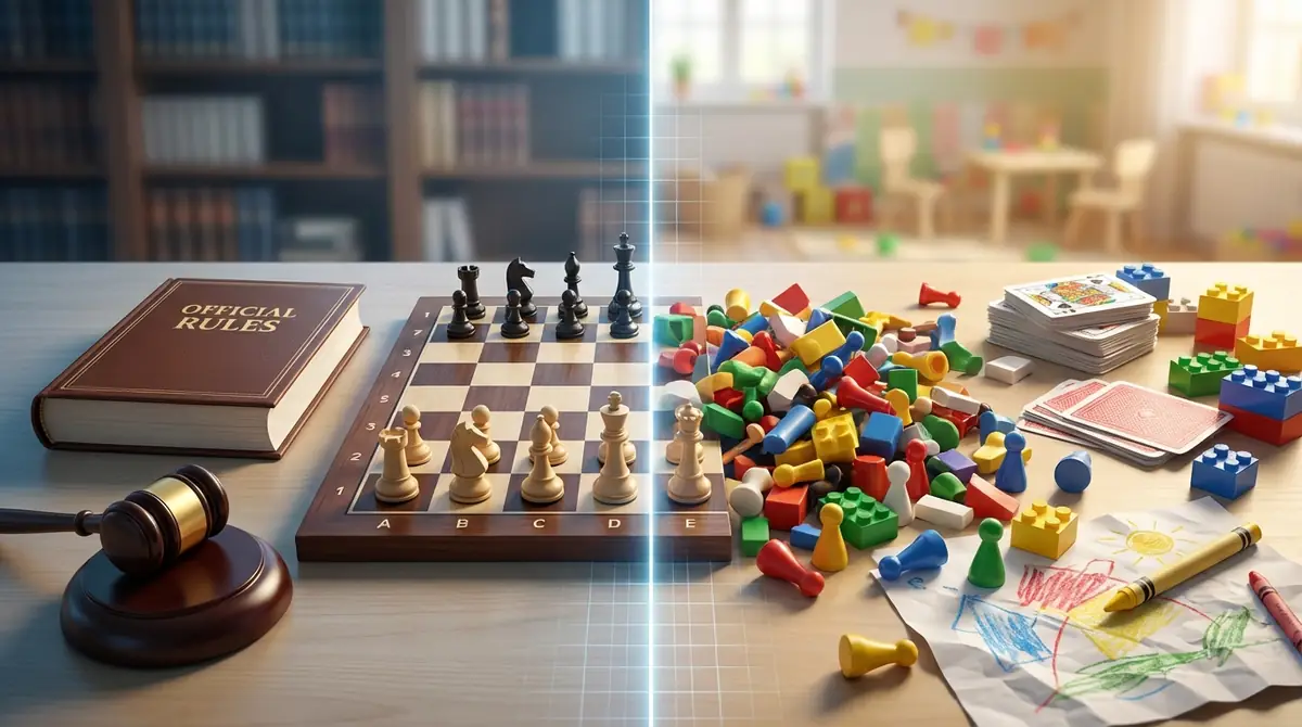 公式ルールと遊び用ルールの違い【比較表】