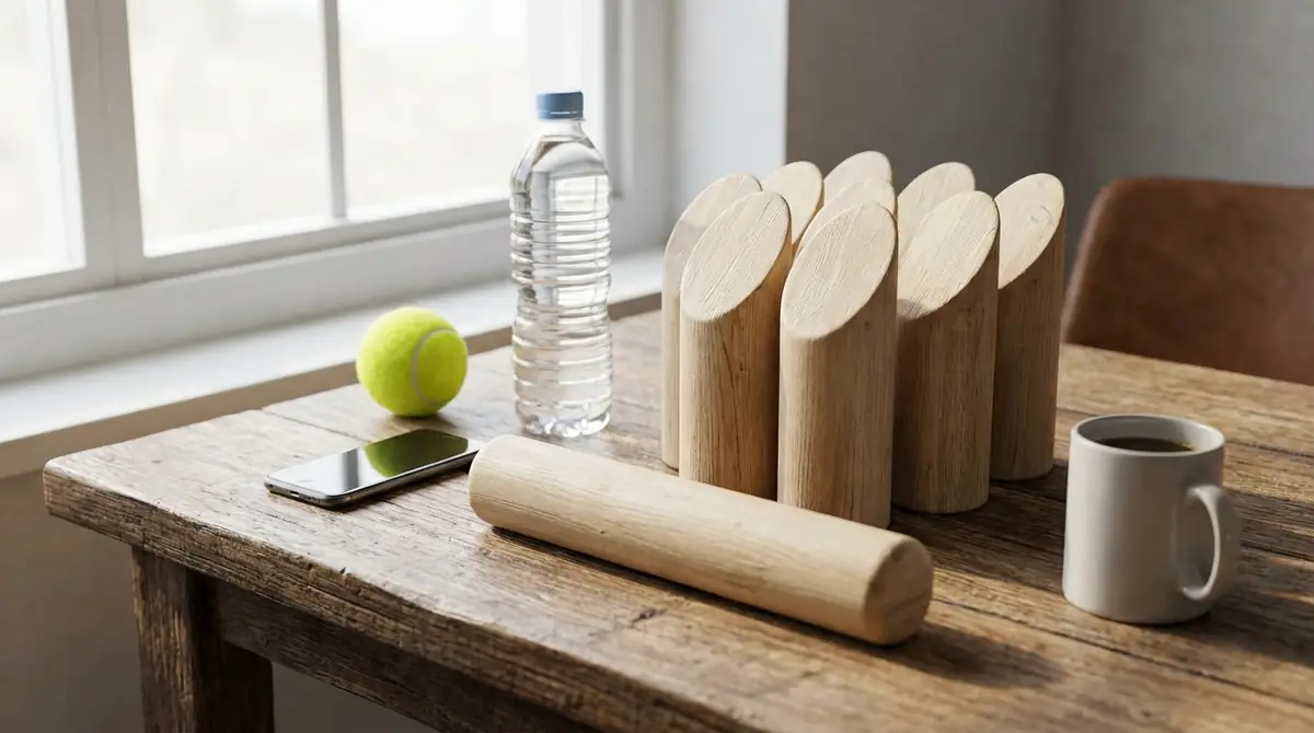 モルックのサイズ感を身近なモノでイメージ