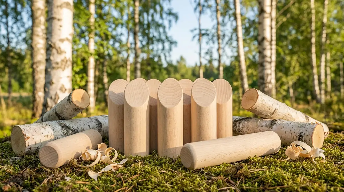 【結論】モルックの素材はフィンランド産の白樺(バーチ材)