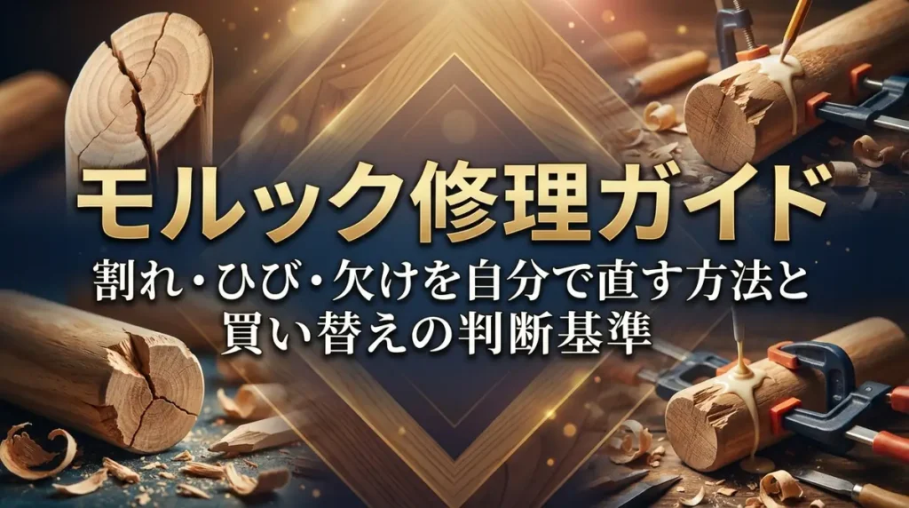 モルック修理ガイド｜割れ・ひび・欠けを自分で直す方法と買い替えの判断基準