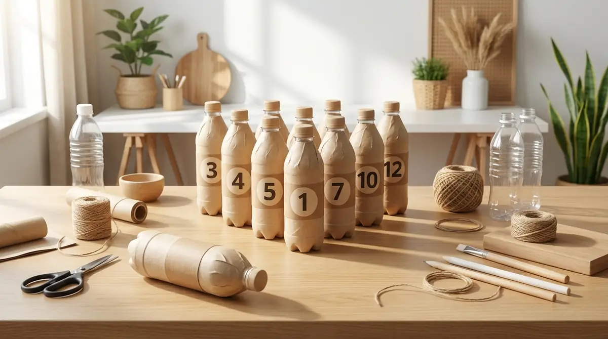 【作り方①】ペットボトルで作る代用モルック(所要時間30分)