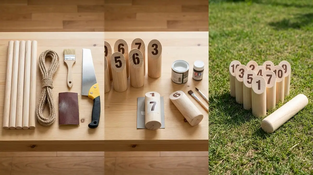 100均材料でモルックを手作りする方法【難易度別3パターン】