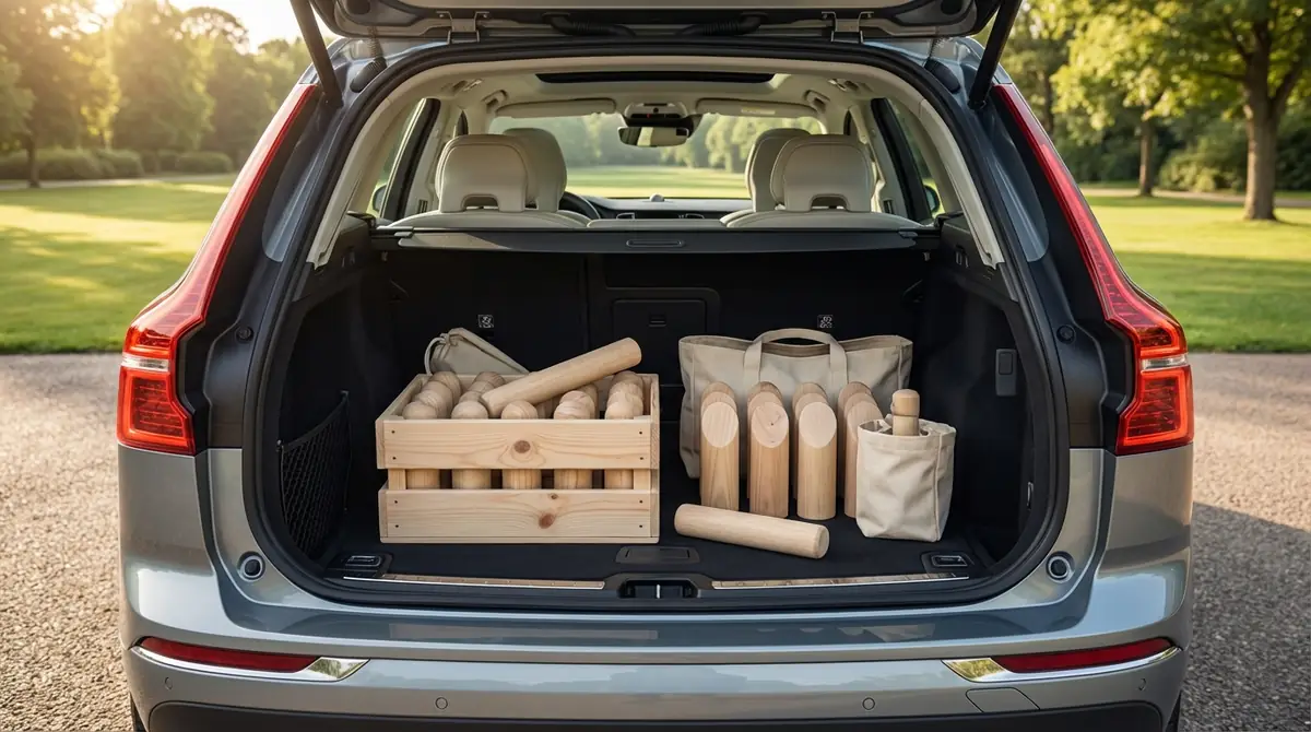 車でモルックを運ぶときの収納テクニック