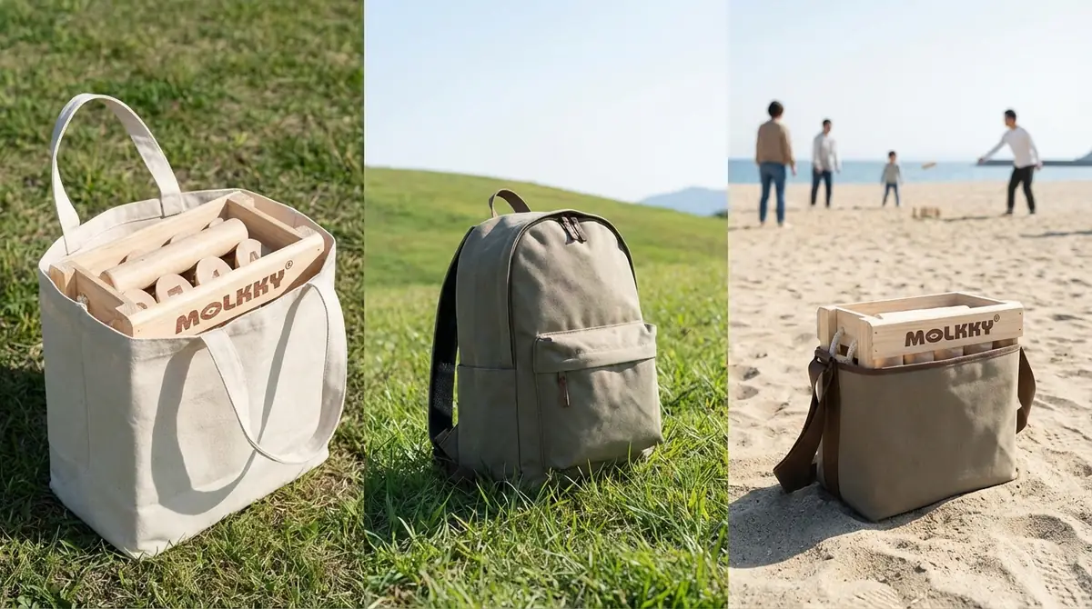 持ち運び重視で選ぶモルックセットおすすめ3選