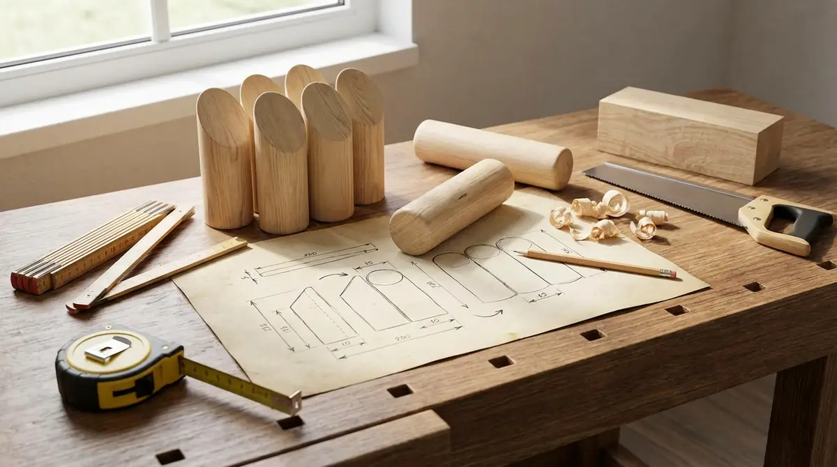 手作りモルックの公式サイズと寸法【図解付き】