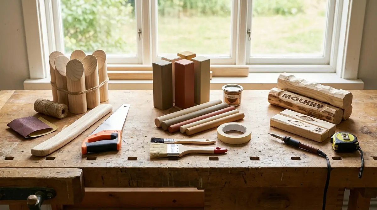 手作りモルックの材料リスト【3パターン別】