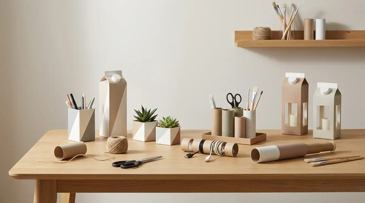 【番外編】牛乳パック・ラップ芯で手作りするアイデア