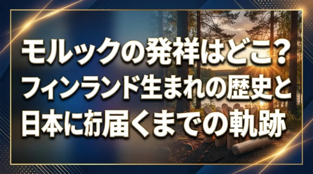 モルックの発祥はどこ？フィンランド生まれの歴史と日本に届くまでの軌跡