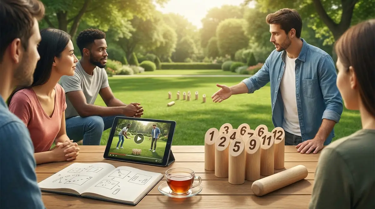 英語でモルックのルールを説明するフレーズ集