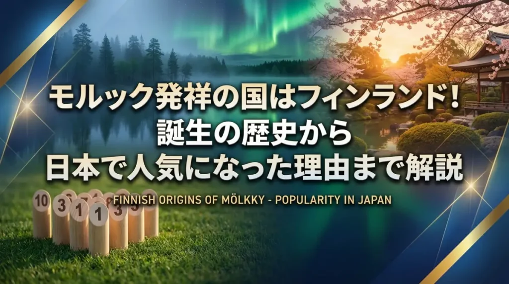 モルック発祥の国はフィンランド！誕生の歴史から日本で人気になった理由まで解説