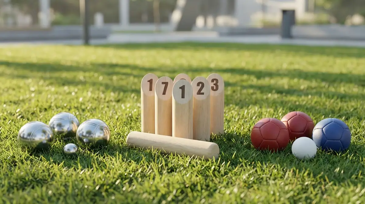 モルックとは何が違う？ペタンク・ボッチャとの比較