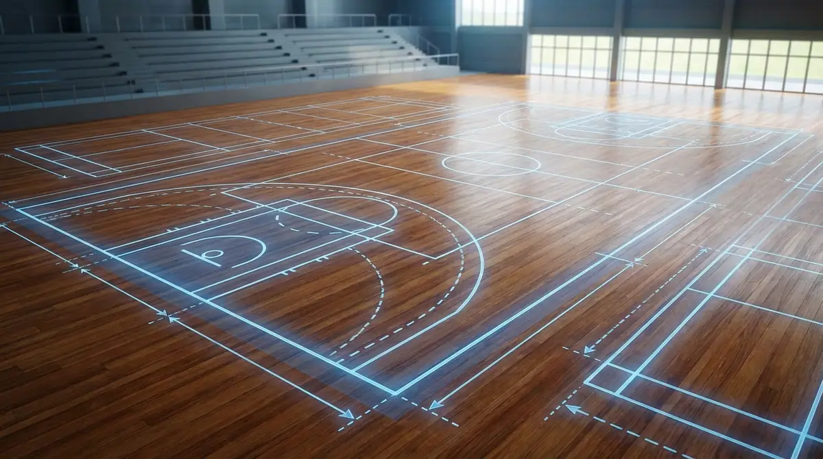 コート各エリアの詳細サイズと配置図【図解付き】