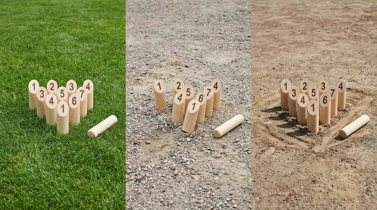 地面の状態別｜モルックの並べ方と注意点