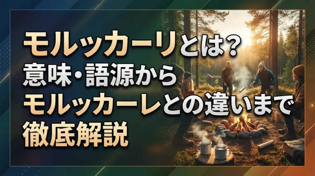 モルッカーリとは？意味・語源からモルッカーレとの違いまで徹底解説
