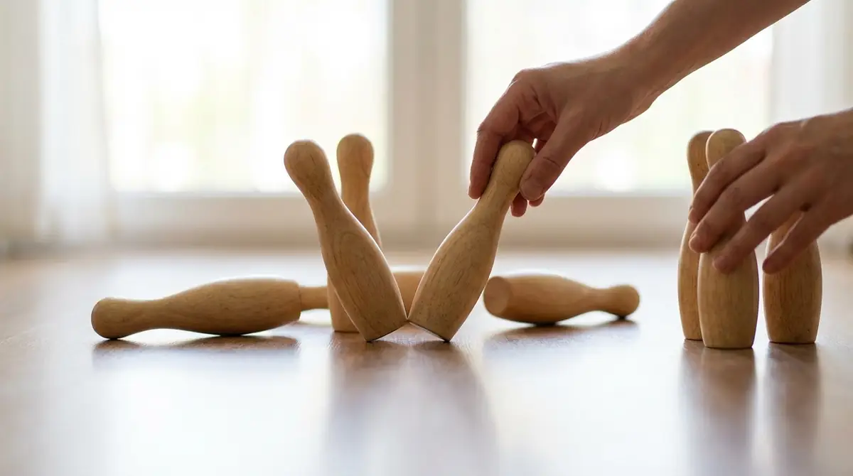 スキットルが倒れたらどうする？立て直しルールを解説