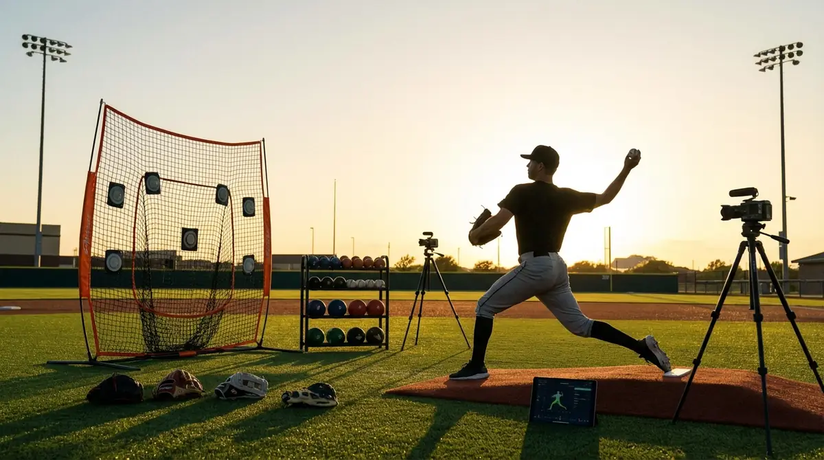 縦投げに適した練習環境と道具