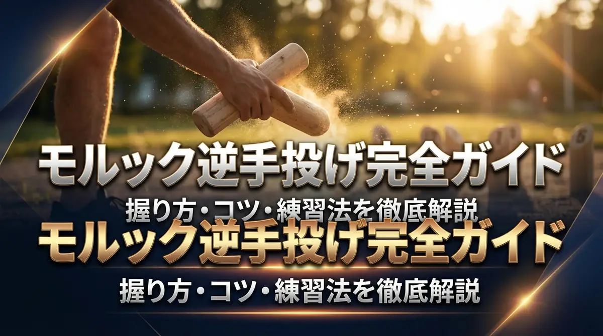 モルック逆手投げ完全ガイド｜握り方・コツ・練習法を徹底解説