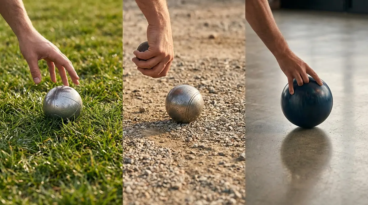 地面の状態別｜転がし投げの調整テクニック