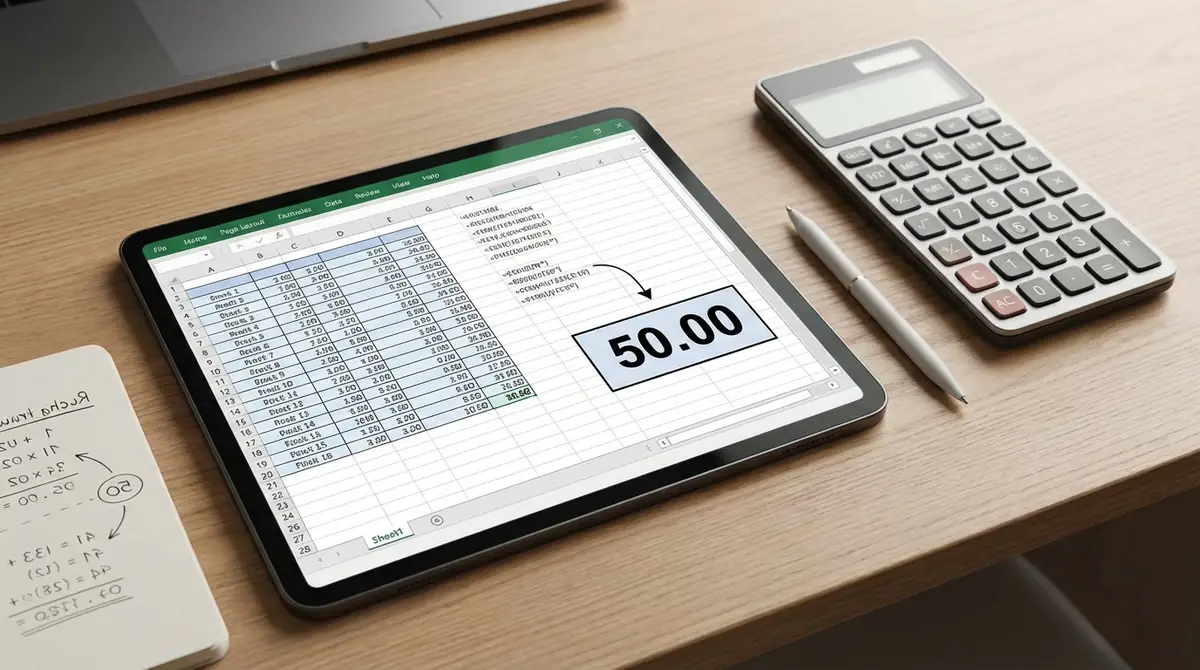 50点ジャストに合わせる逆算計算シート【早見表】