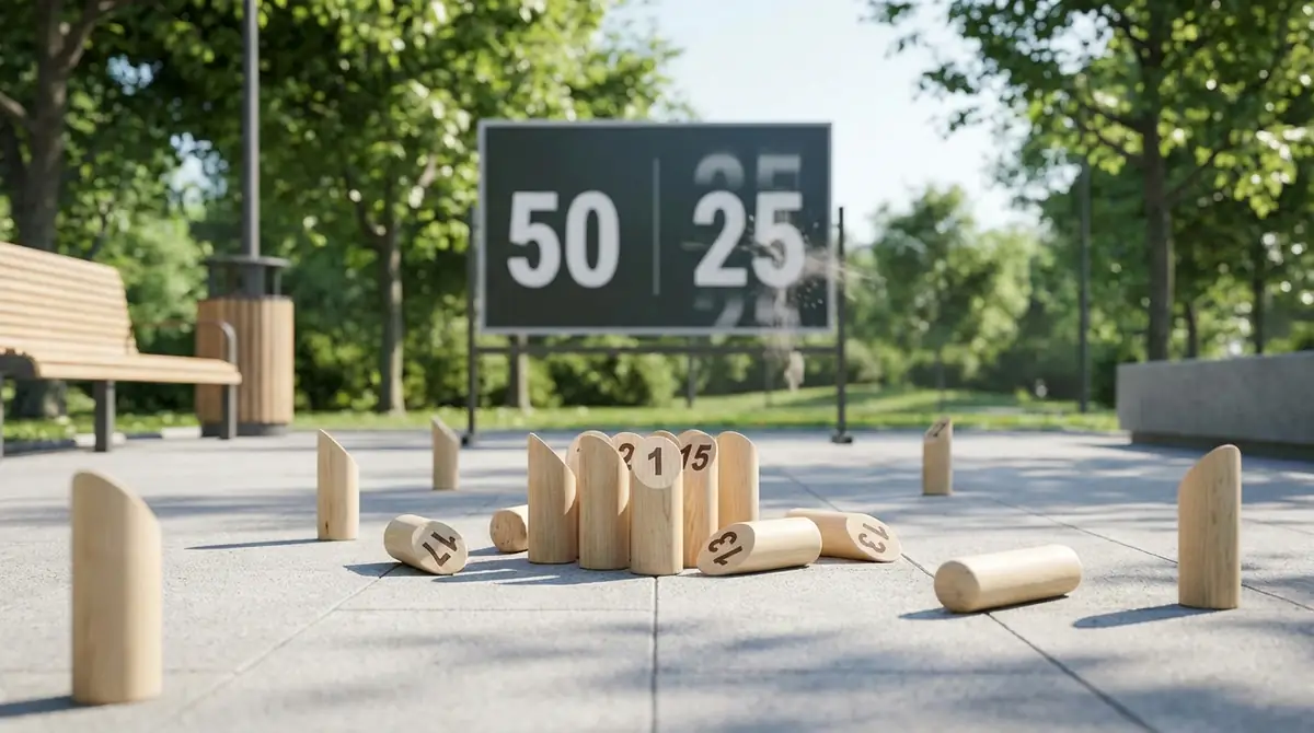 【結論】モルックの25点戻りルールとは？50点オーバーで即リセット