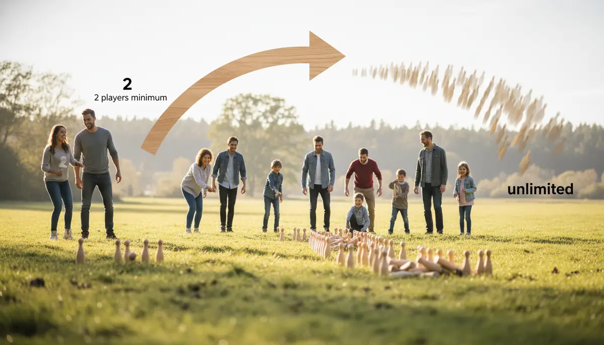 【結論】モルックの人数｜最少2人〜上限なし、目的別の最適人数を一目で確認