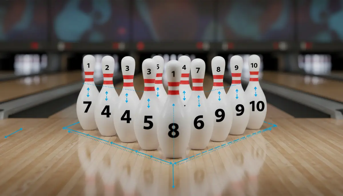 【図解】スキットル（ピン）の並べ方と番号配置